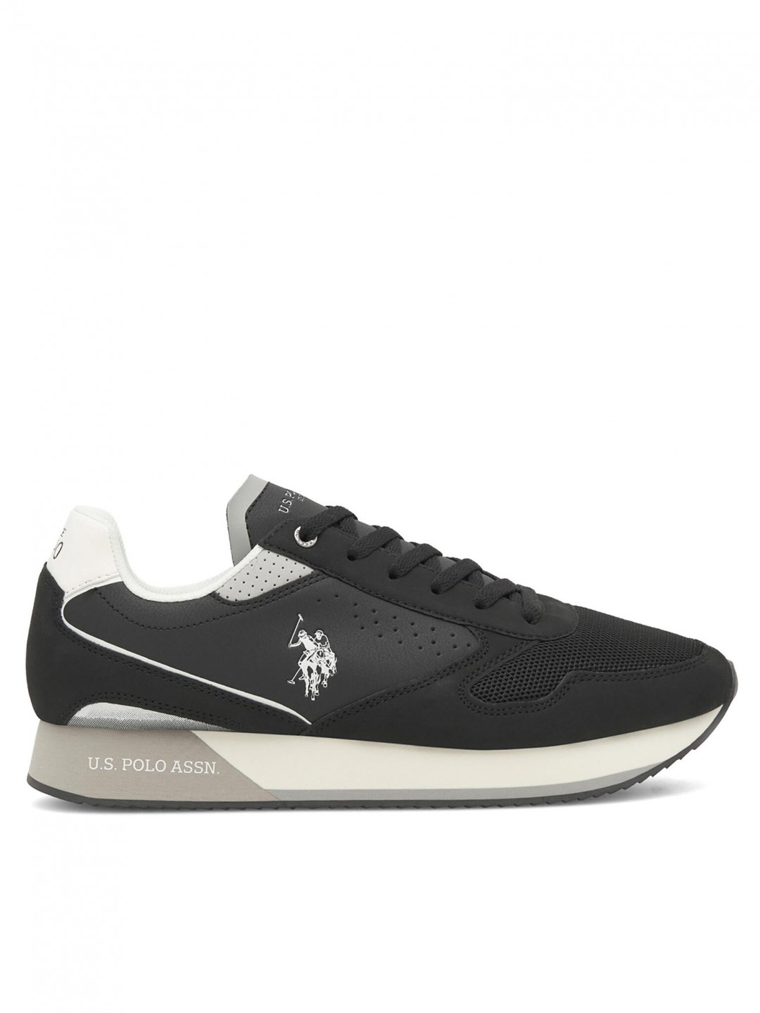U S Polo Assn Sneakersy NOBIL003G Černá